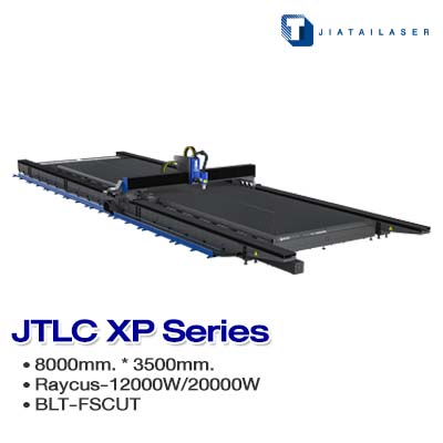 JTLC8035-20000XP/20000XP Fiber Laser Cutting Machine Raycus - เครื่องตัดไฟเบอร์เลเซอร์ตัดหัวเอียงแบบโต๊ะเดี่ยว Jiatai Laser